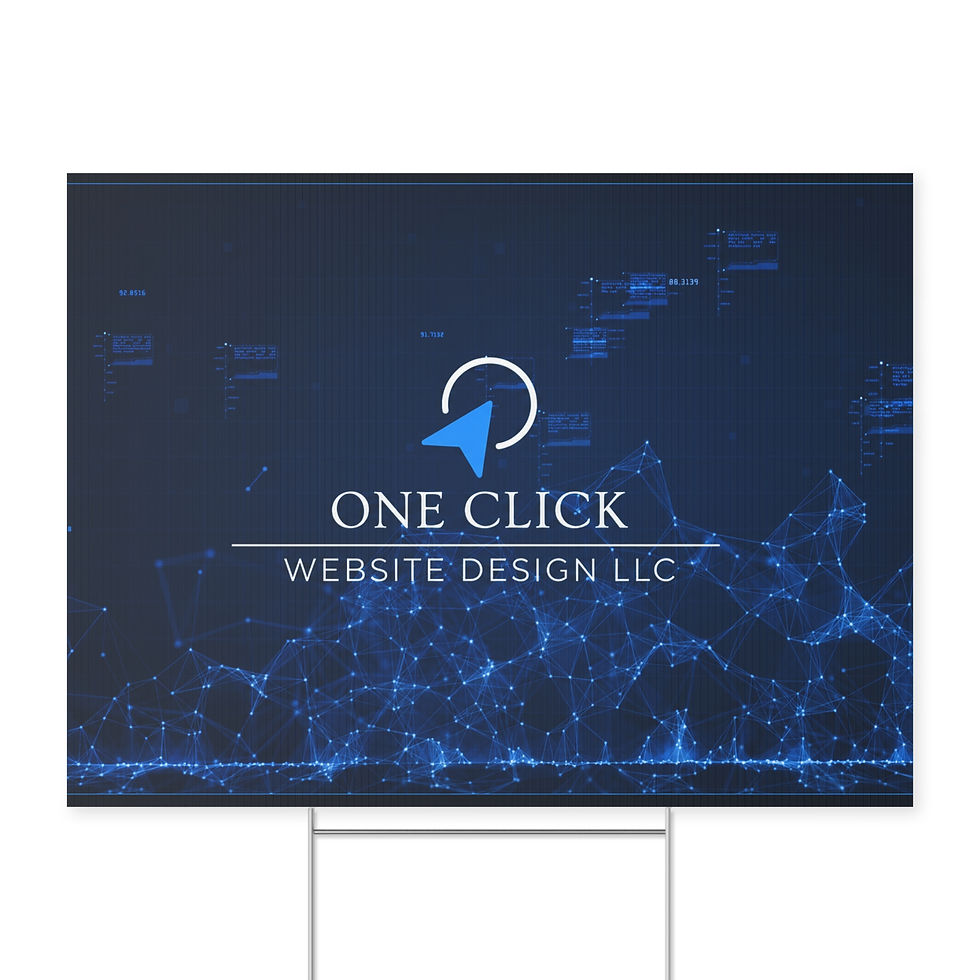 Miniatura: Yard Sign - (Blue Tech Logo)