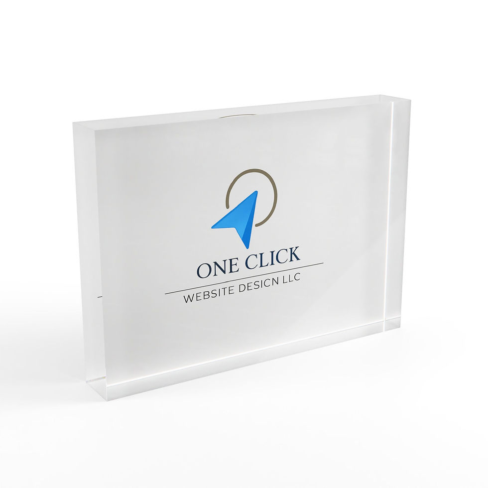 Miniatura: Acrylic Photo Block — Personalized Desktop Logo Display