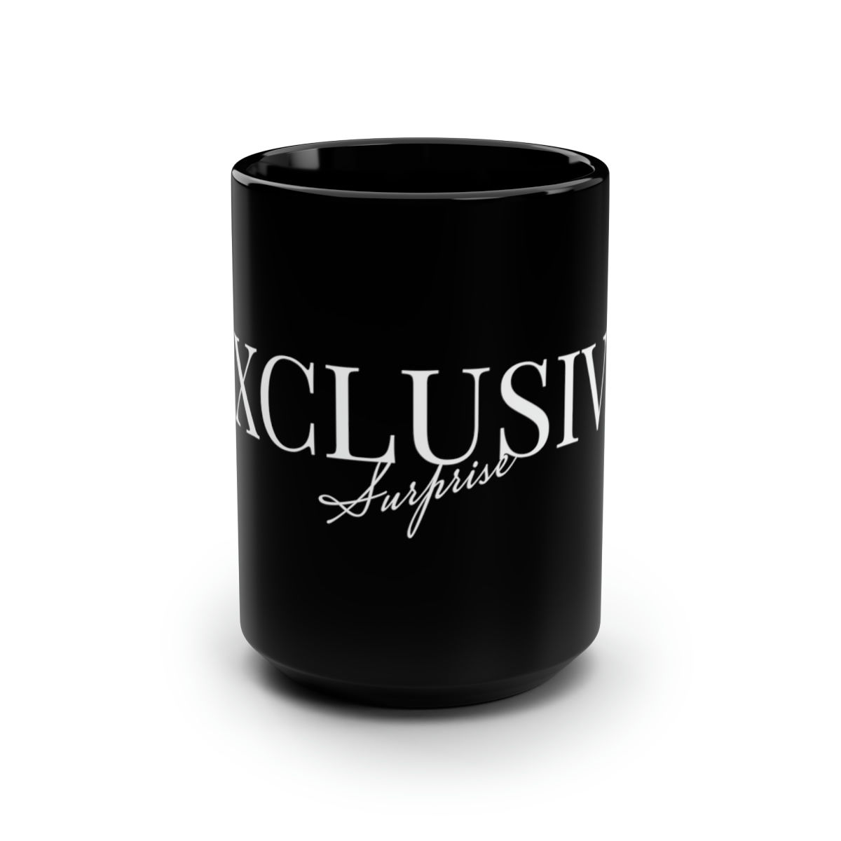 Exclusive Surprise Black Mug, 15oz
