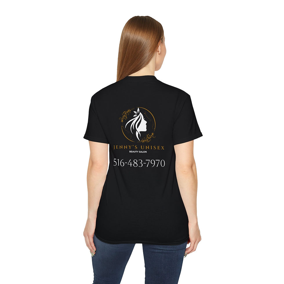 Thumbnail: Custom Beauty Salon T-Shirt - Unisex Ultra Cotton Tee for Jenny's Sunisex