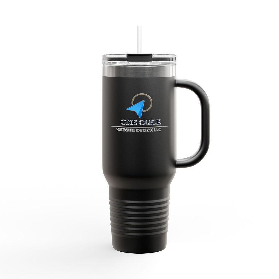 Miniatura: 40oz Insulated Travel Mug  — Large Stainless Steel Tumbler with Straw