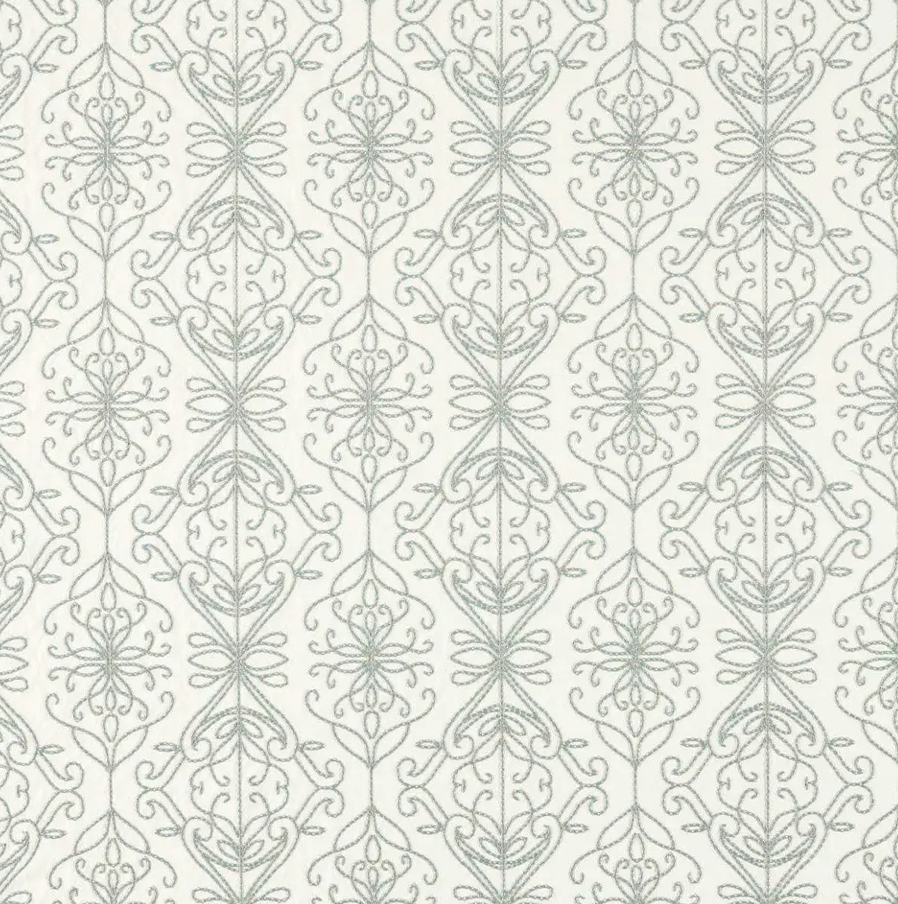 Ornamental Soft Pattern Pillow - Pale Drift Fabric 5