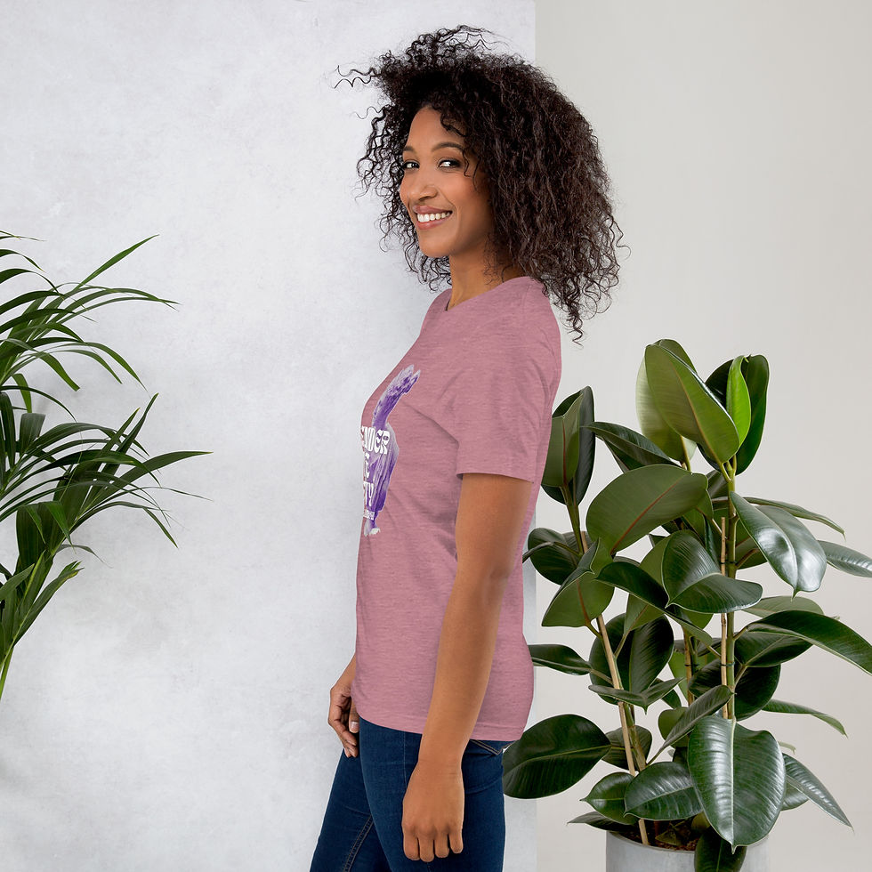 Miniatura: Unisex Lavender t-shirt