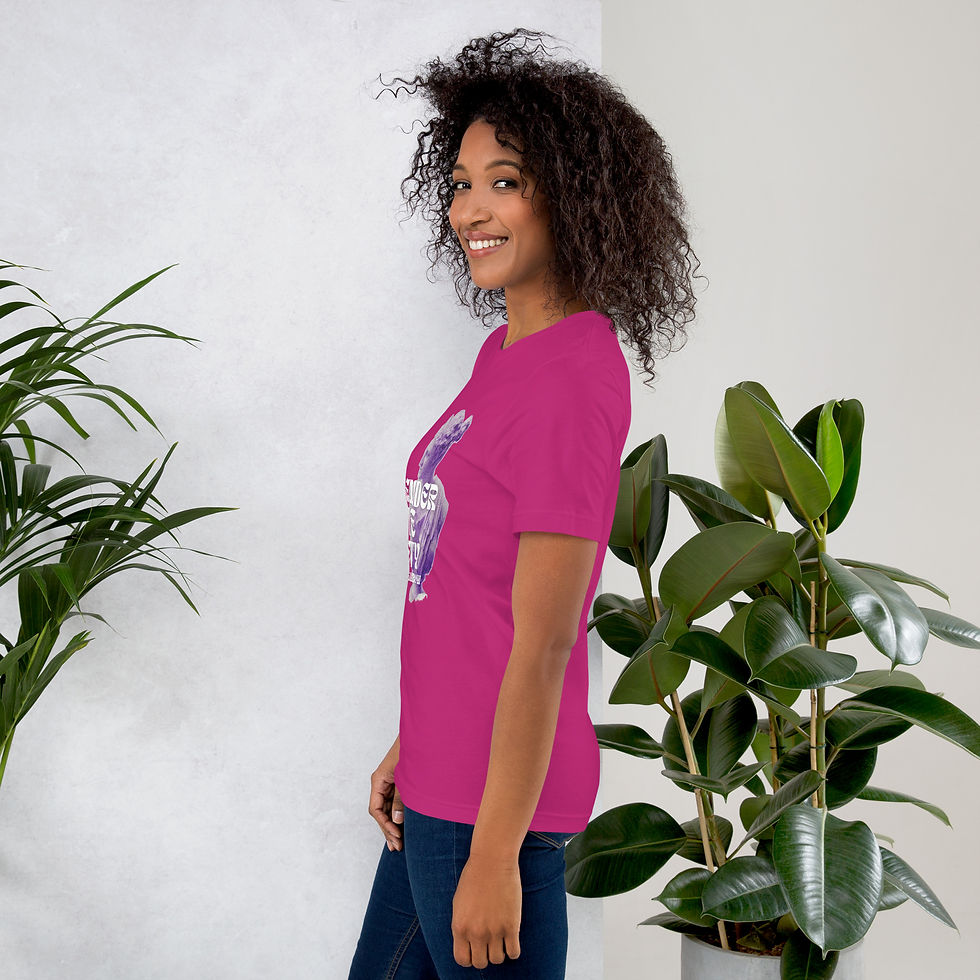 Miniatura: Unisex Lavender t-shirt