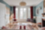 Intérieur haussmannien au Raincy mêlant luxe classique et inspirations orientales