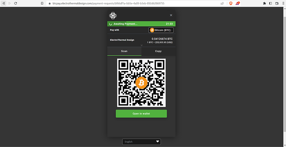 Company XYZ Prepayment invoice_onchain.PNG