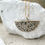 Thumbnail: Dalmation Jasper Big Semi Circle Gold Plated Necklace