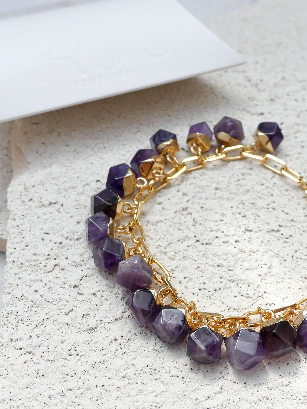 Thumbnail: Amethyst Nugget Bracelet