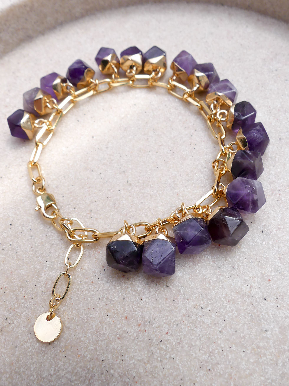 Thumbnail: Amethyst Nugget Bracelet