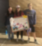 Joy Meshulam (center) stands next to her friends Katie Kee (left) and Sam Fidler (right). (Photo courtesy of Joy Meshulam)