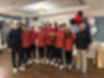 Joy Meshulam (second from the right) with her Marblehead High School Golf Team and Coach Bob Green. (Photo Courtesy of Joy Meshulam)