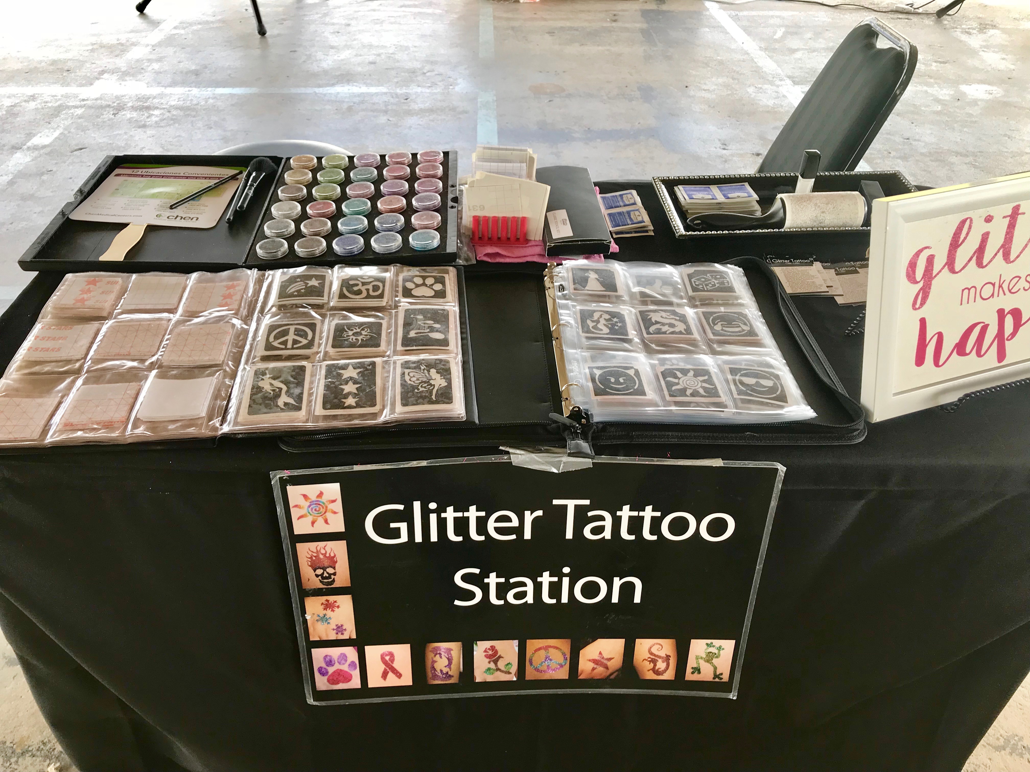 GLITTER TATTOOS Fun Photo Booth Parties