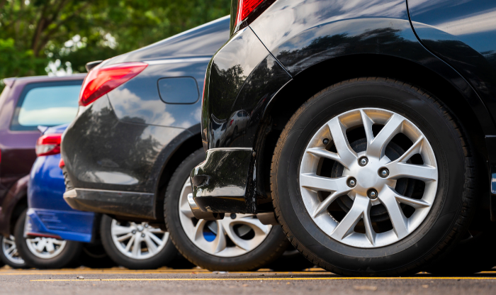 cars in line