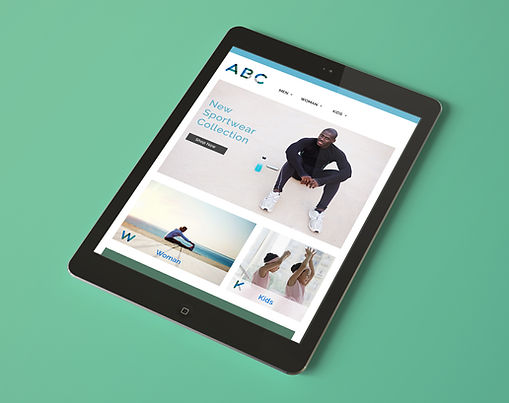 Open website on screen, illustrating ongoing website maintenance and content updates