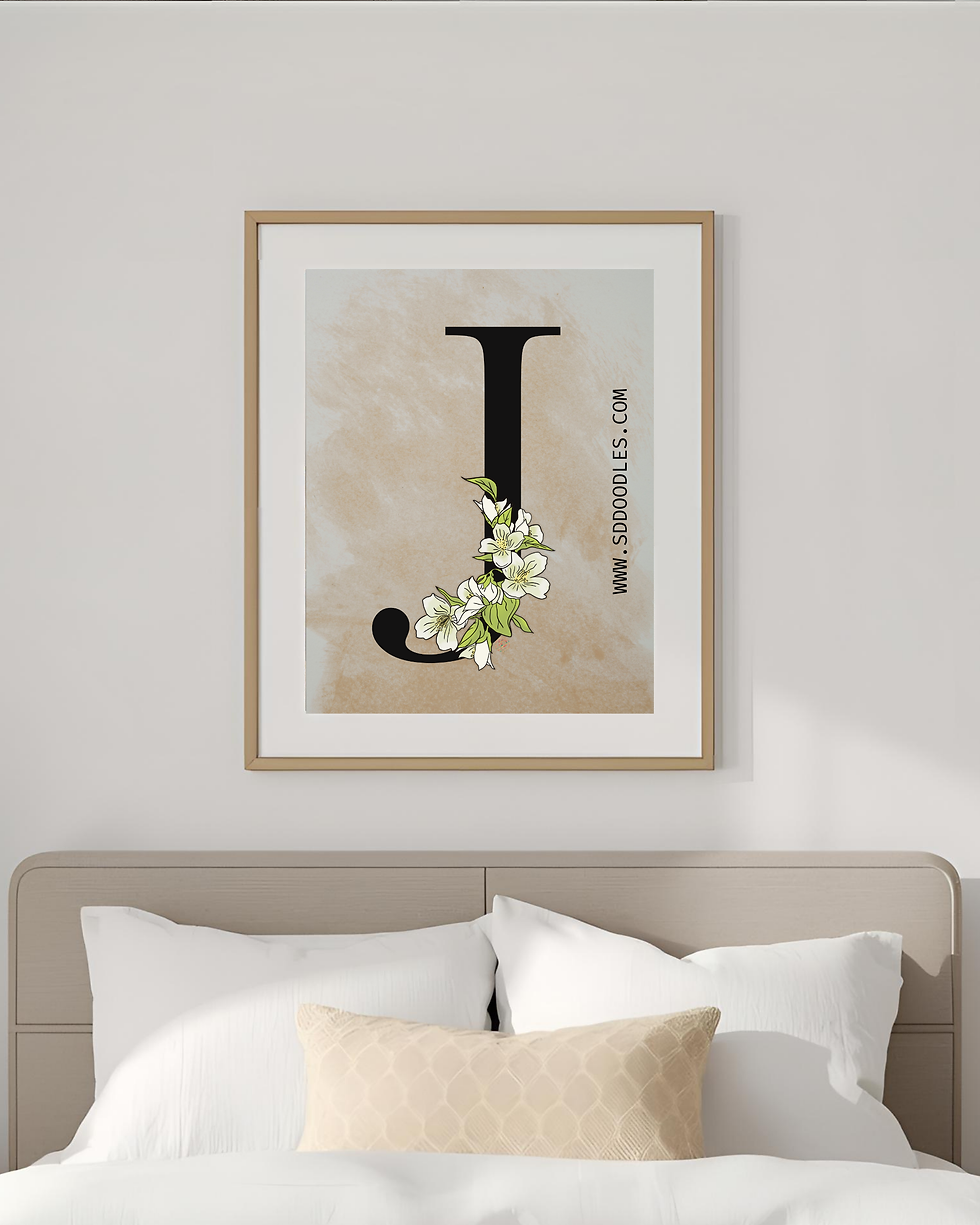 Framed art to bring calm and serenity into your bedroom