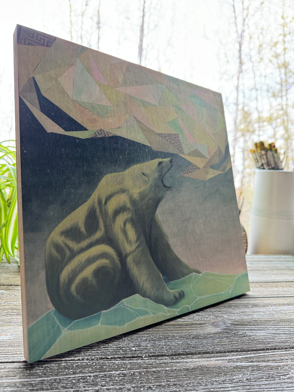 Thumbnail: Wood Panel Print - Thalarctos
