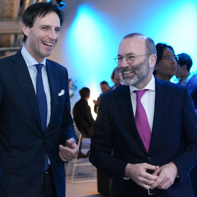 Manfred Weber im Gespräch mit Wolke Hoekstra, EU-Kommissar für Klimaschutz