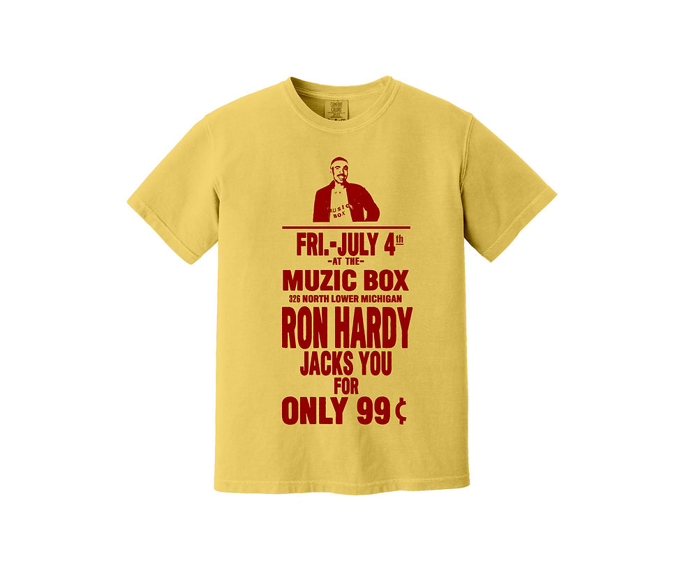 Thumbnail: Ron Hardy - Muzic Box Heavyweight Shirt