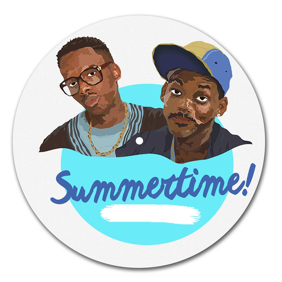 DJ Jazzy Jeff and the Fresh Prince Summertime! Slipmat