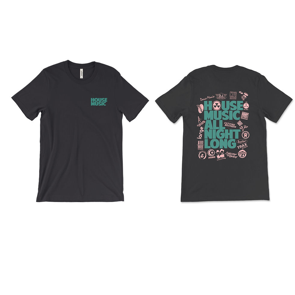Thumbnail: House Music Record Labels T-Shirt