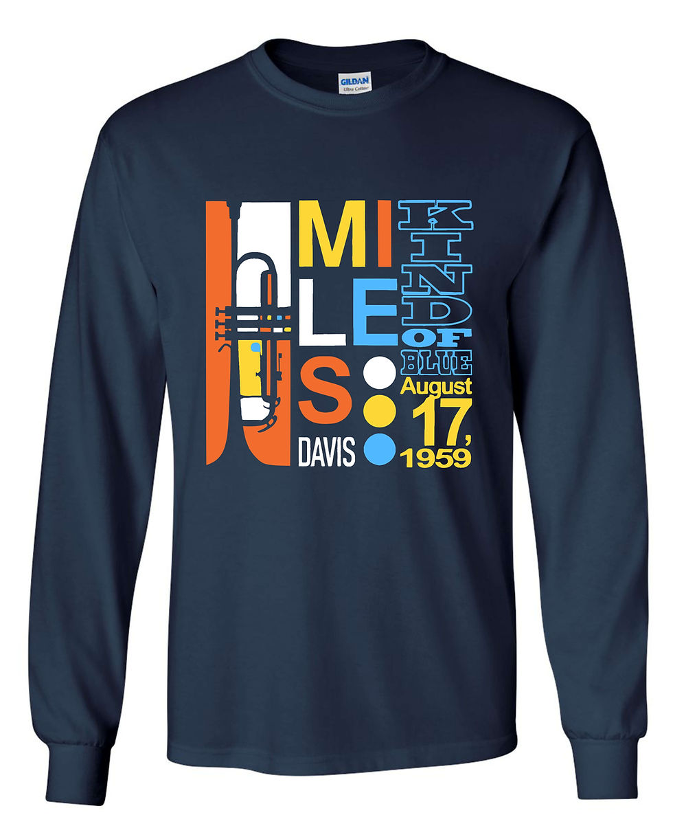 Thumbnail: Miles Davis - Kind Of Blue long Sleeve T-Shirt