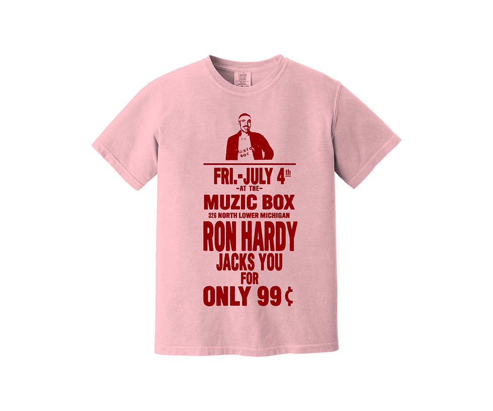 Thumbnail: Ron Hardy - Muzic Box Heavyweight Shirt