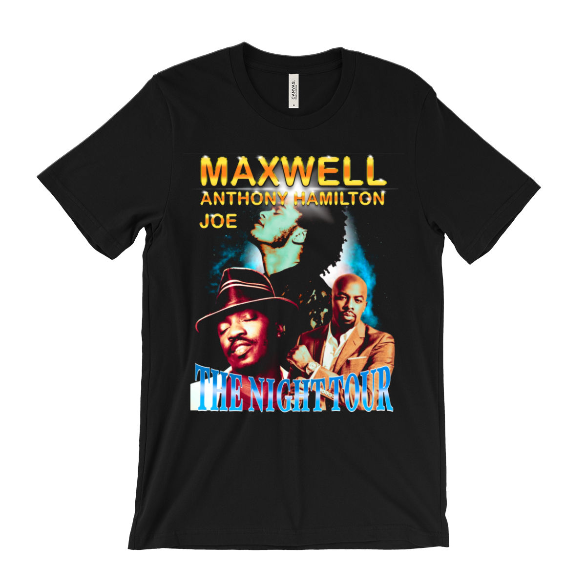 Maxwell, Anthony Hamilton and Joe - The Night Tour T-Shirt