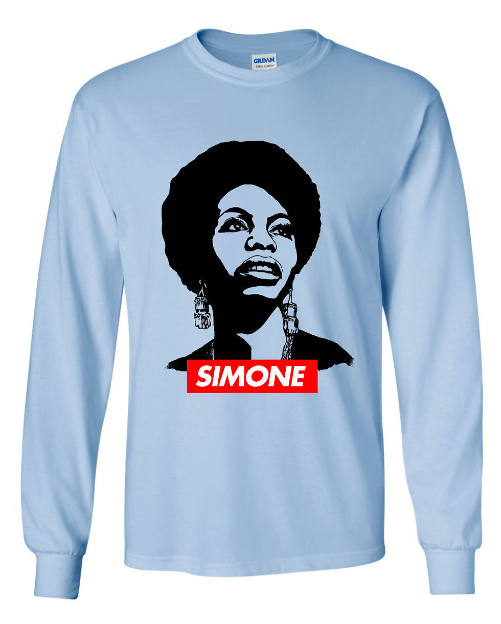 Thumbnail: Nina Simone earrings long Sleeve T-Shirt