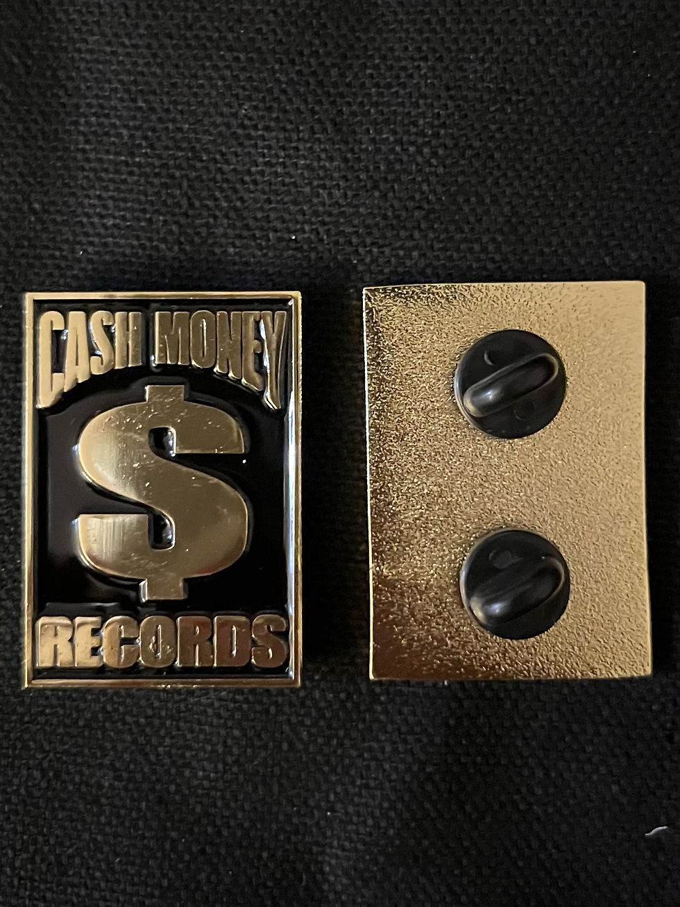 Thumbnail: Cash Money Records Gold and Black Enamel Pin