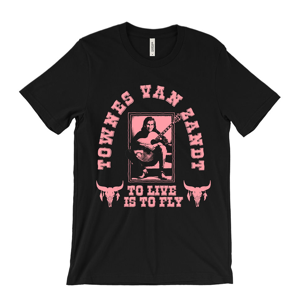 Thumbnail: Townes Van Zandt - To Live Is To Fly T-Shirt