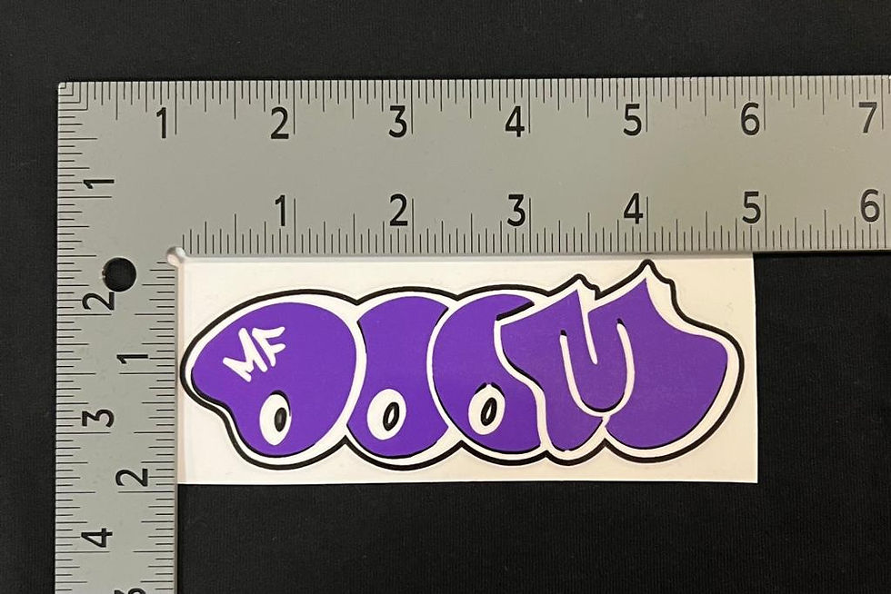 Thumbnail: MF Doom Purple Sticker