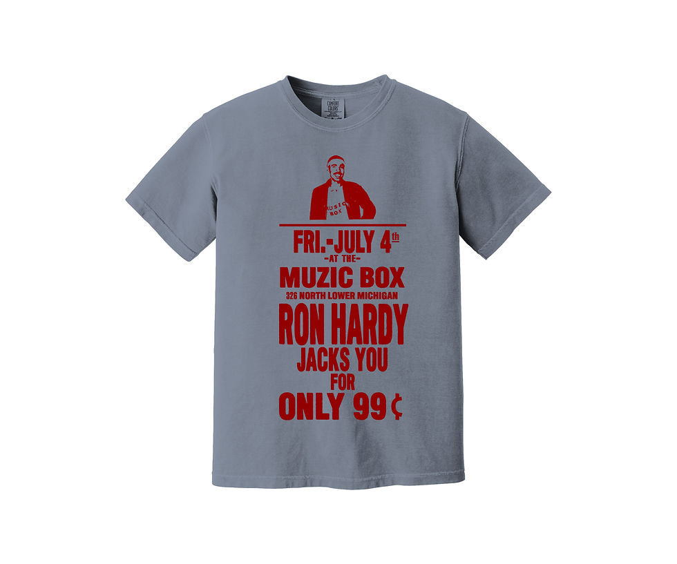 Thumbnail: Ron Hardy - Muzic Box Heavyweight Shirt