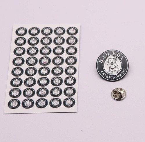Bad Boy Records Logo Enamel Pin | b-side-clothing