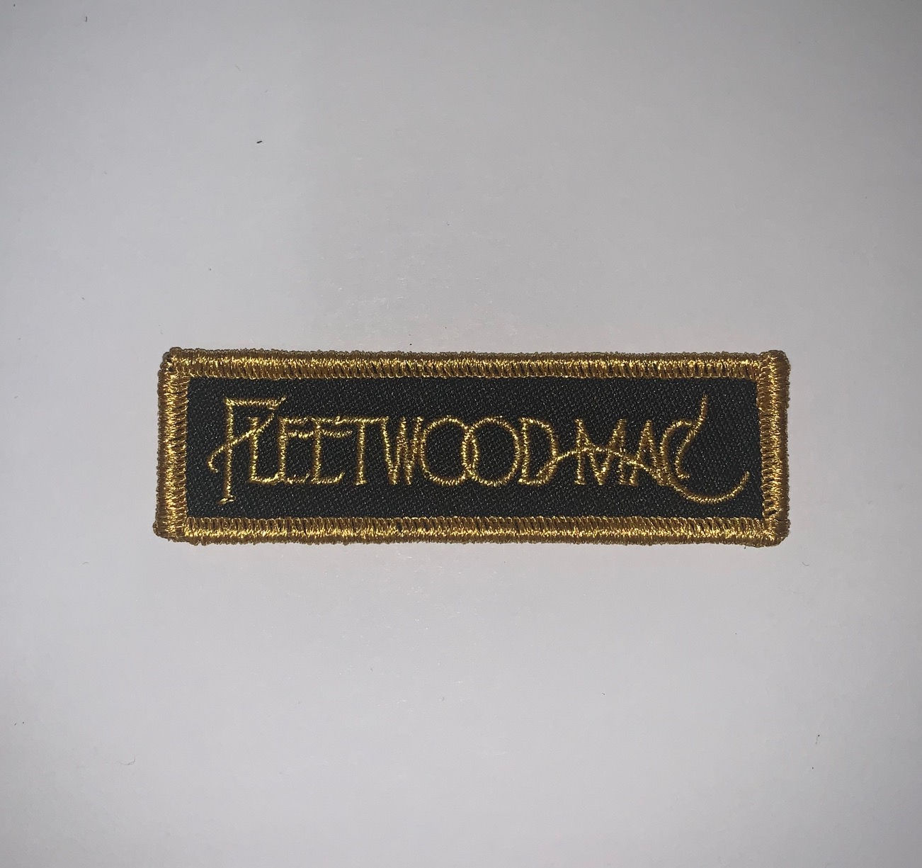 Fleetwood Mac Black and Gold logo Patch