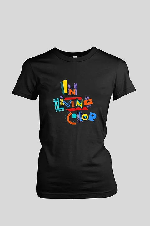 In Living Color Logo Women S T Shirt B Side Clothing
