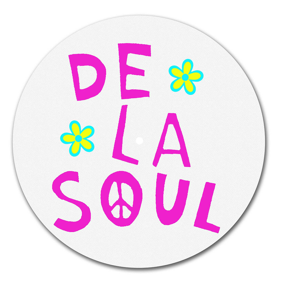 Thumbnail: De La Soul Pink Letters Slipmat
