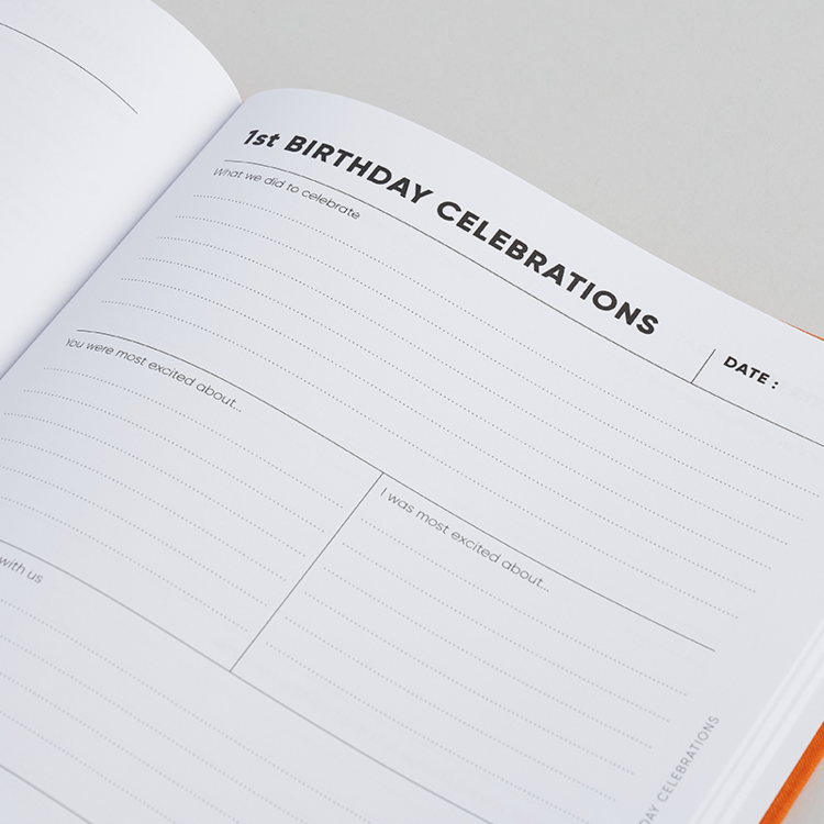 Thumbnail: The Baby Book of You: A record of your first year