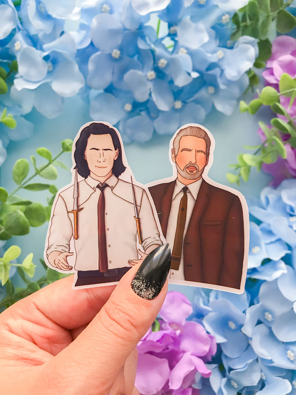 Thumbnail: Mobius and LOKI TVA Sticker Pack | Matte or Glossy Paper