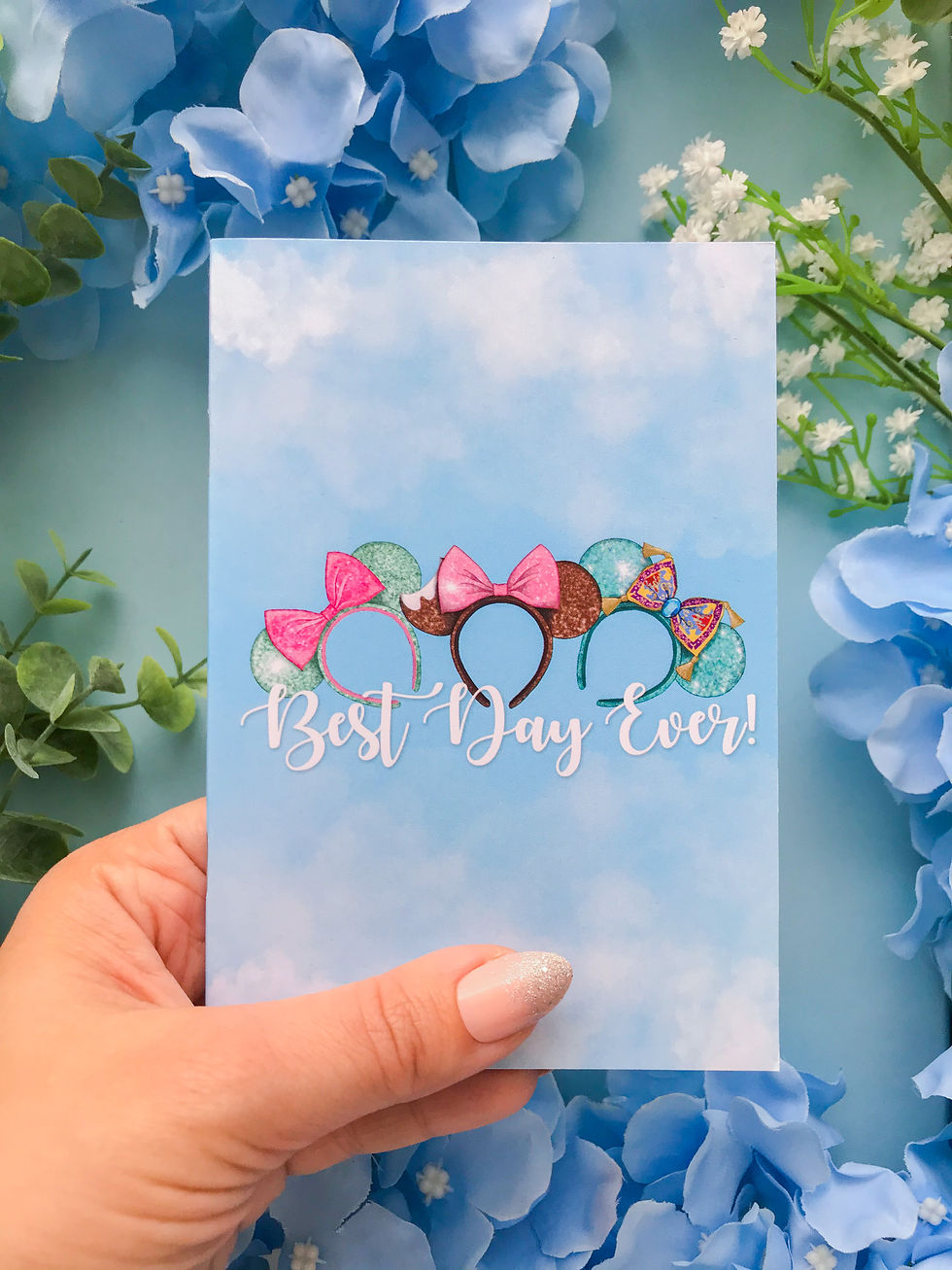 Miniatura: "Best Day Ever!" Lined Notebook with Disney Ears | A6