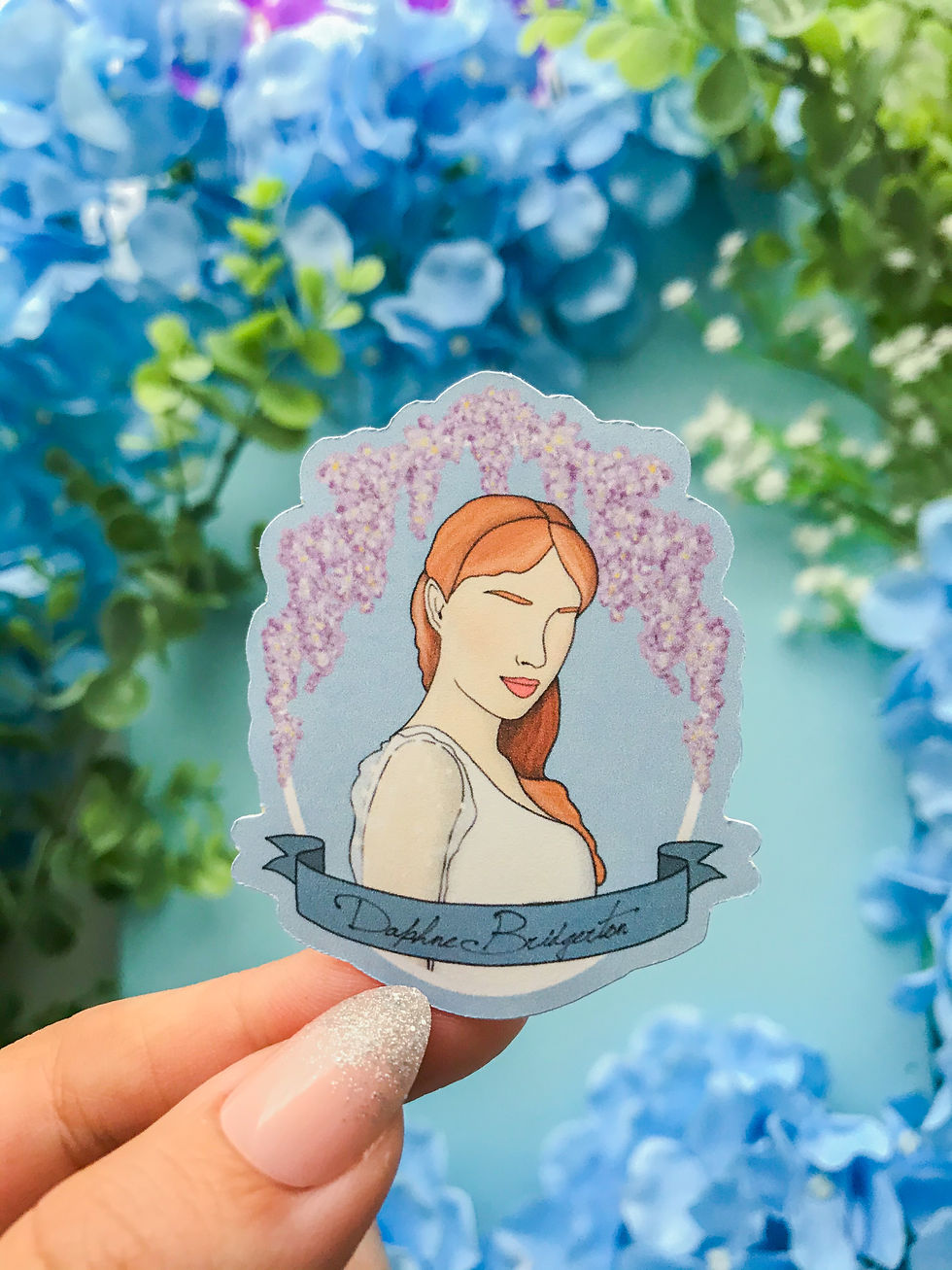 Thumbnail: Daphne Bridgerton Sticker | Glossy or Matte Paper