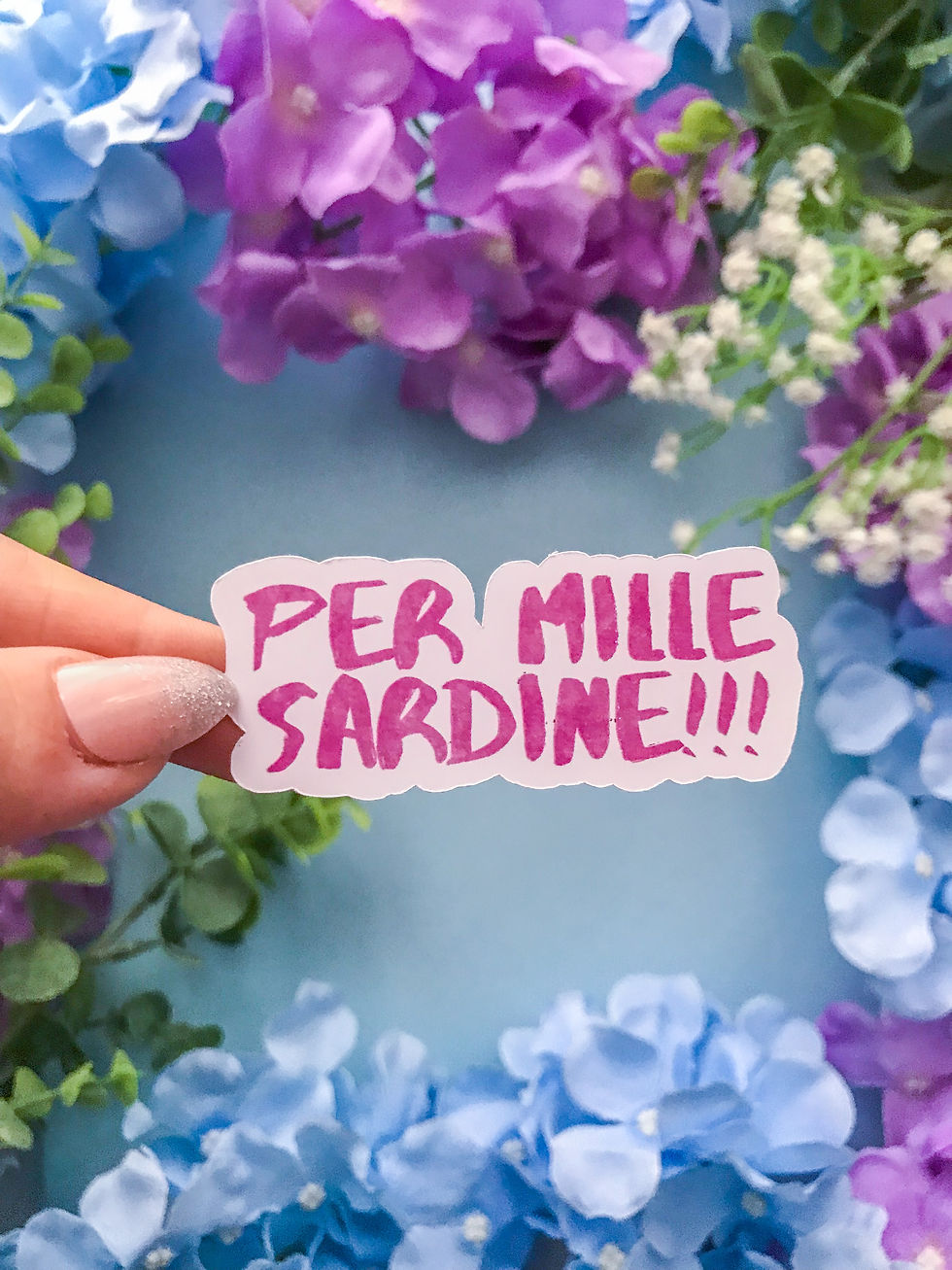 Thumbnail: Italian Expressions from LUCA Sticker Pack | Matte or Glossy Paper