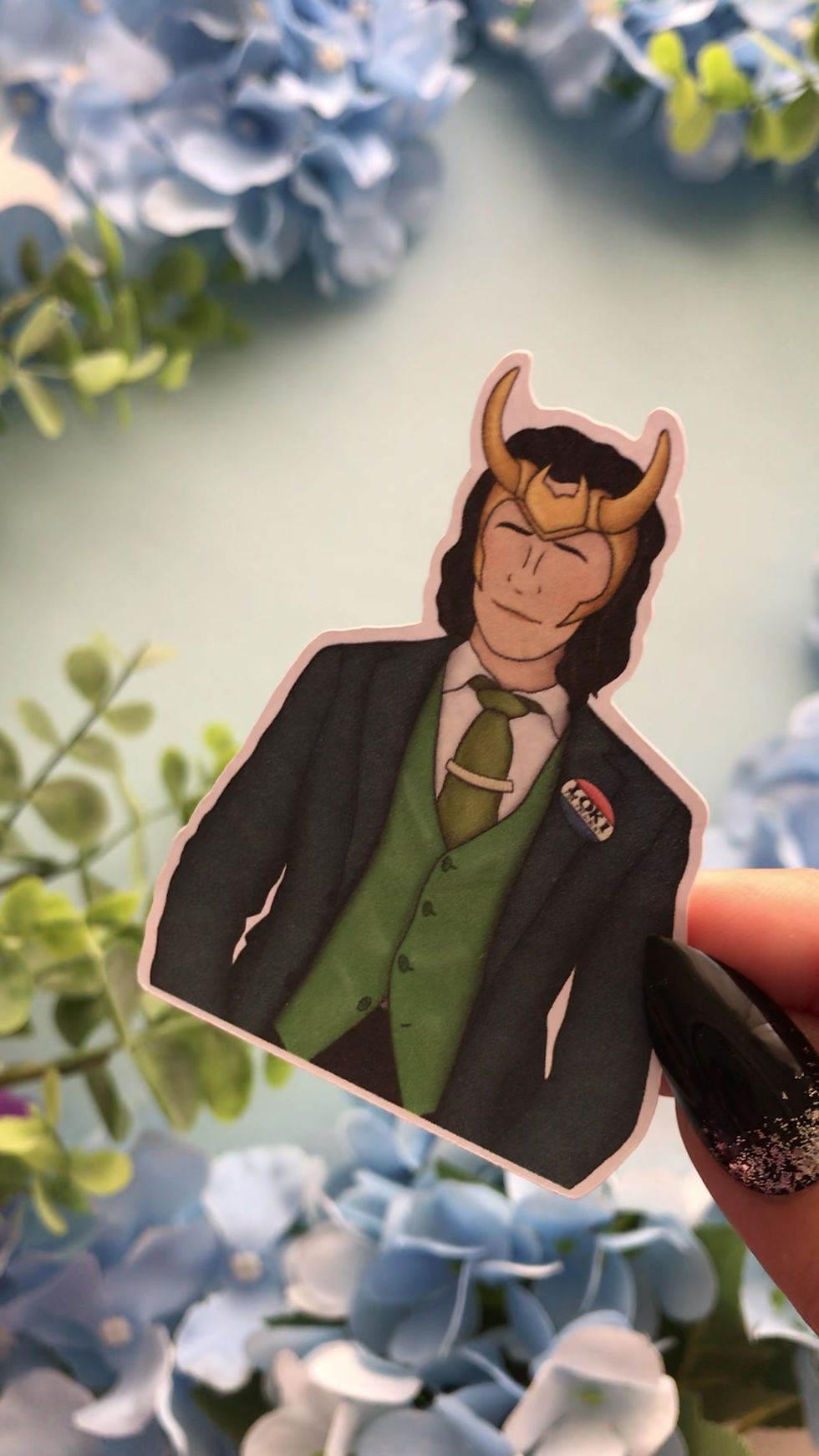 Thumbnail: LOKI for President Sticker | Glossy or Matte Paper