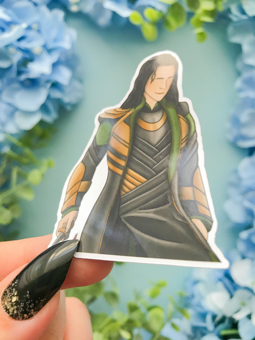 Thumbnail: LOKI Laufeyson God of Mischief Sticker | Glossy or Matte Paper