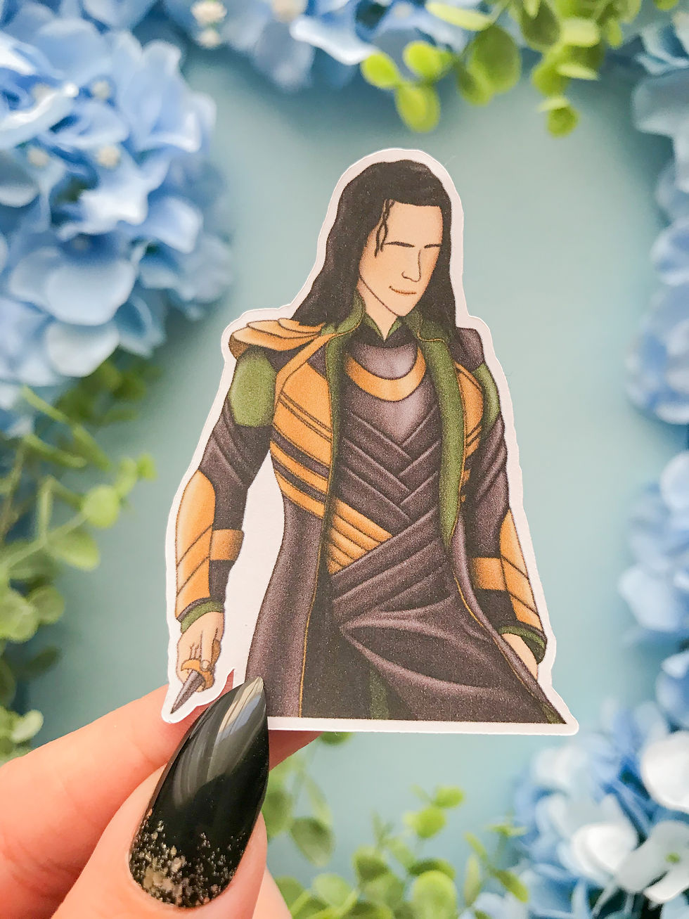 Thumbnail: LOKI Laufeyson God of Mischief Sticker | Glossy or Matte Paper
