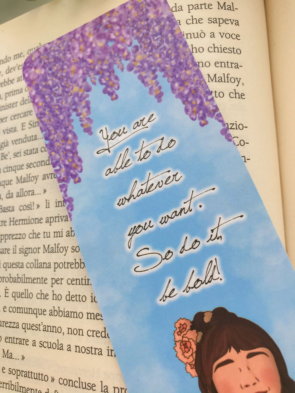 Thumbnail: Eloise Bridgerton Bookmark with Tassel and quote | Double Sided