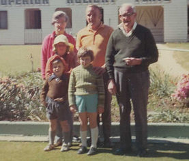 Jim, Fred, Gwen (Suzie) Peter, Joanne an
