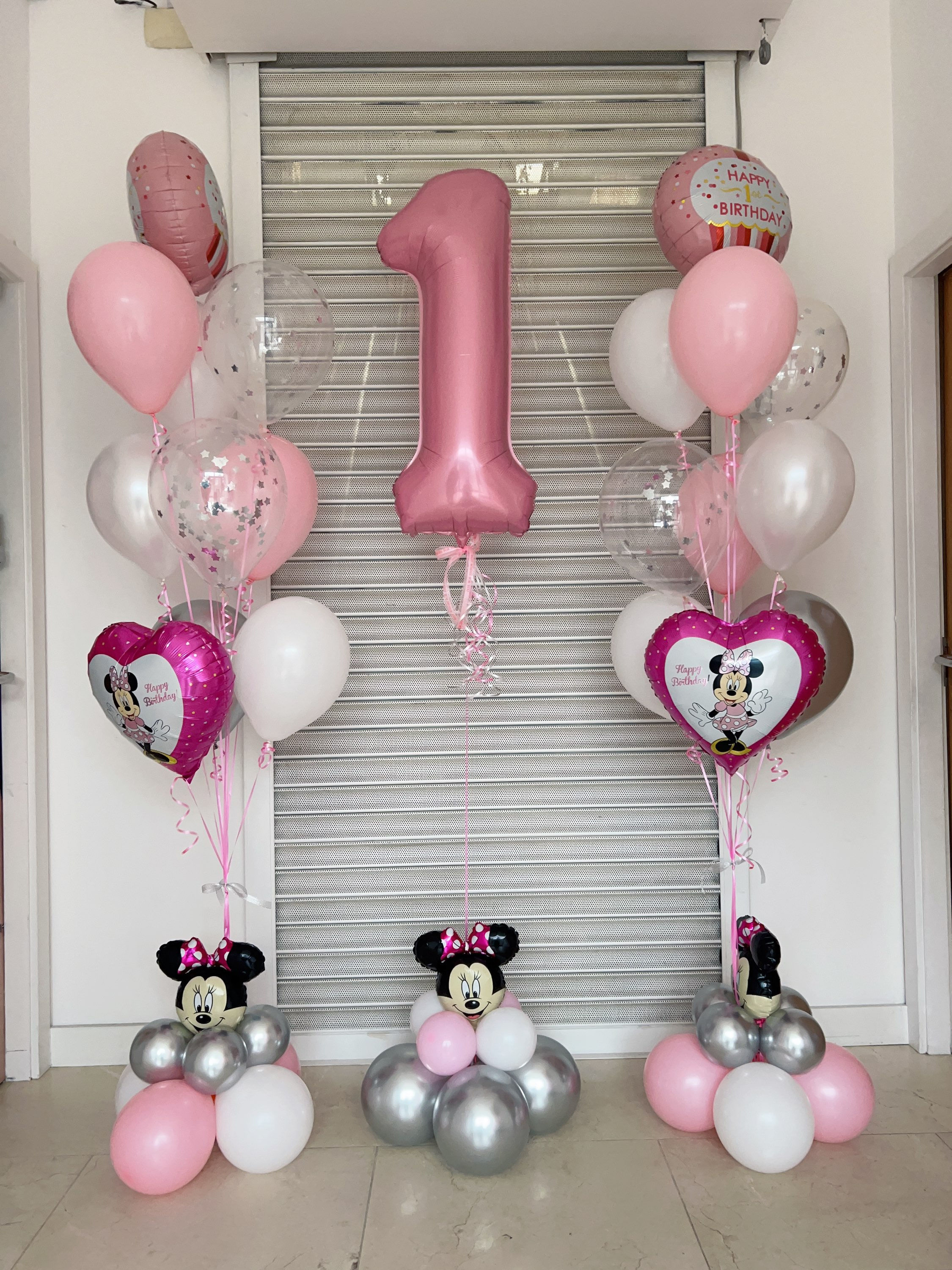 Helium Number Mickey / Minnie mouse Package