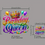 Thumbnail: Birthday Queen Textiel Sticker