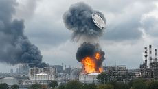 Ukrainian Drones Strike Russian Oil Refinery
