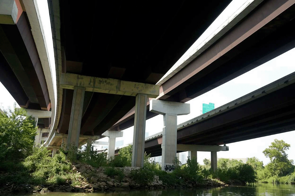 The bayou system stretches throughout the city's dark underbelly